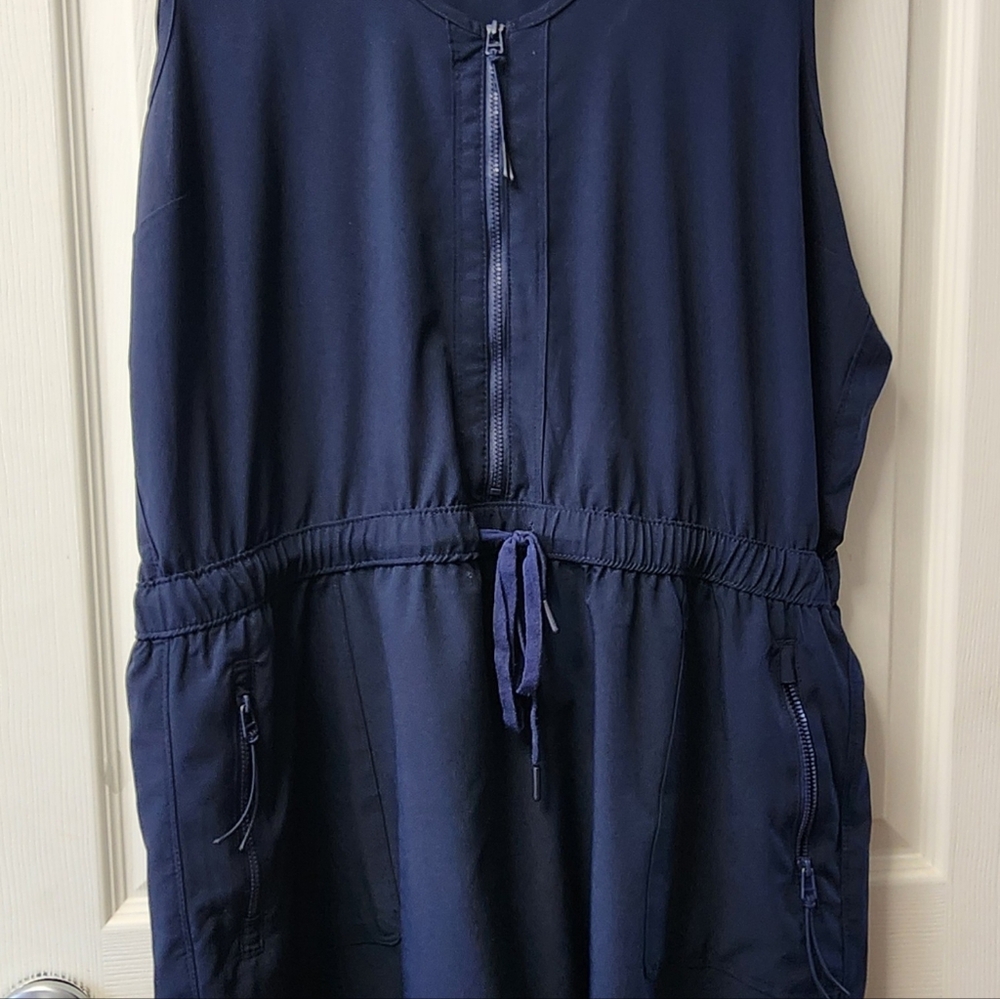 Point Zero Dark Blue Romper, Size XL